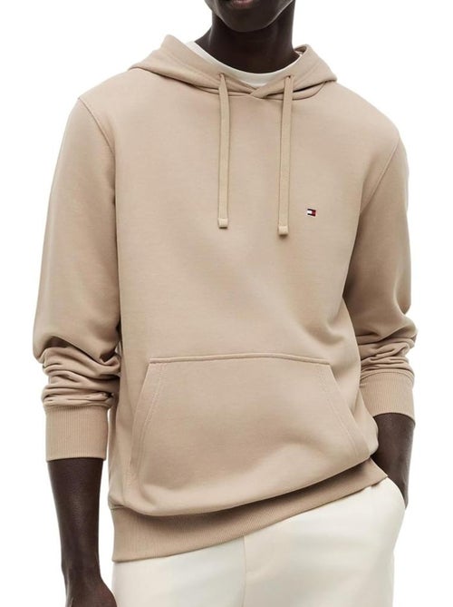 Tommy Hilfiger Essential Terry Heren Sweatshirt Beige MW0MW37235 - Kiabi Tommy Hilfiger Essential Terry Heren Sweatshirt Beige MW0MW37235 - Kiabi