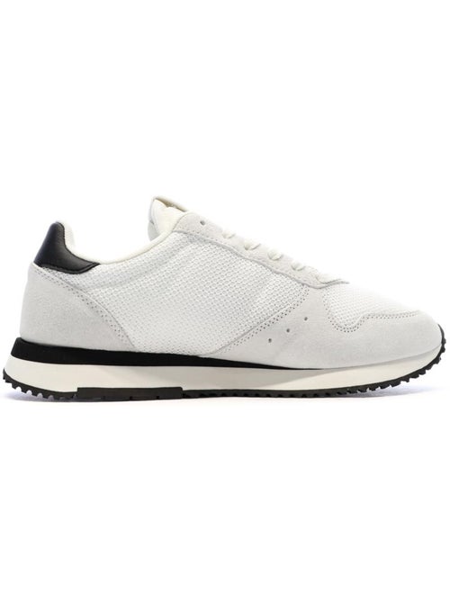Tommy hilfiger eva runner leren sneakers wit/marine voor heren - Kiabi Tommy hilfiger eva runner leren sneakers wit/marine voor heren - Kiabi