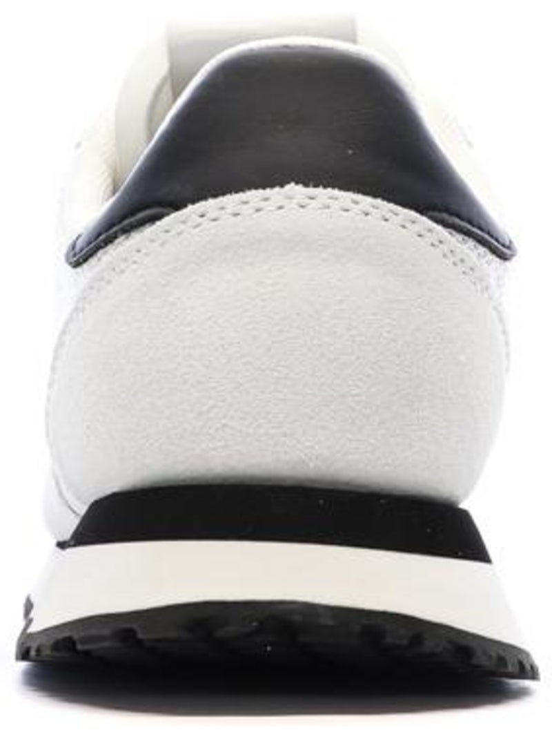 Tommy hilfiger eva runner leren sneakers wit/marine voor heren Wit - Kiabi