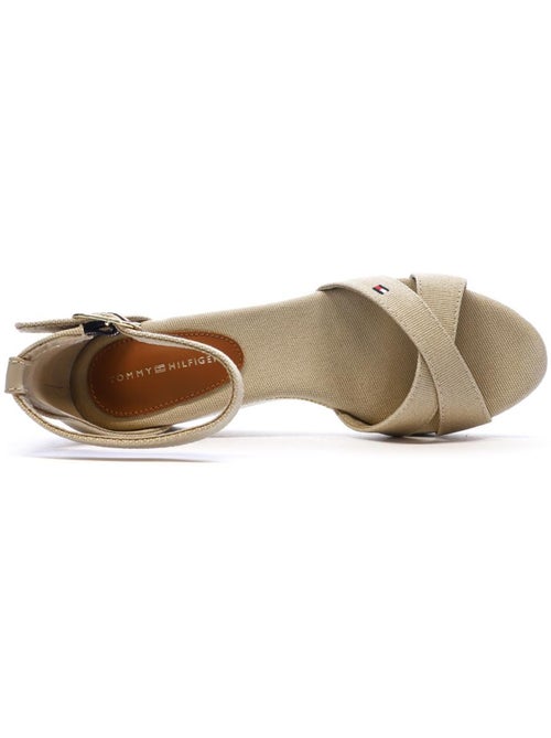 Tommy Hilfiger Flag Criss-cross Beige Sandalen voor Dames - Kiabi Tommy Hilfiger Flag Criss-cross Beige Sandalen voor Dames - Kiabi