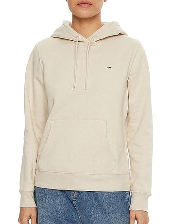 Tommy hilfiger dames hoodie lichtgroen met vlaglogo