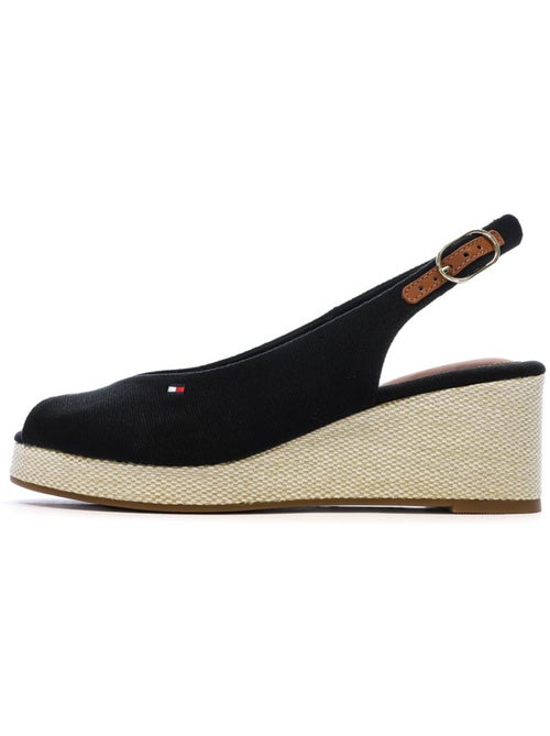 Tommy Hilfiger Flags Zwarte Sandalen voor Dames - Kiabi Tommy Hilfiger Flags Zwarte Sandalen voor Dames - Kiabi
