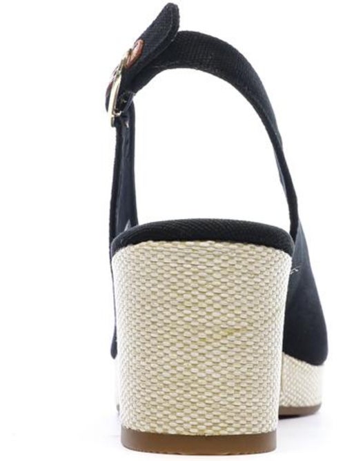 Tommy Hilfiger Flags Zwarte Sandalen voor Dames - Kiabi Tommy Hilfiger Flags Zwarte Sandalen voor Dames - Kiabi