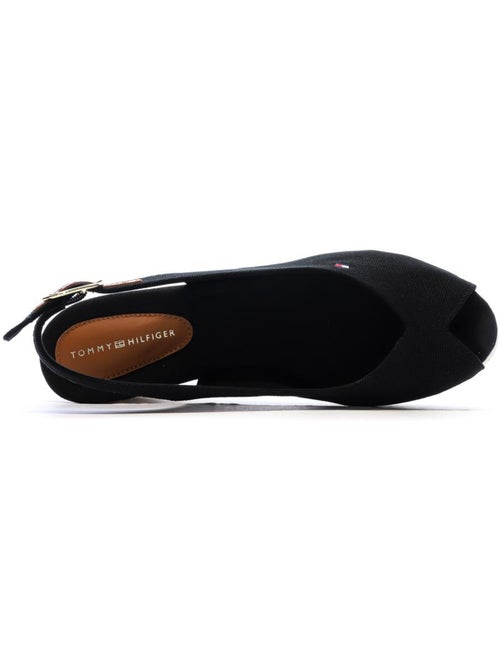Tommy Hilfiger Flags Zwarte Sandalen voor Dames - Kiabi Tommy Hilfiger Flags Zwarte Sandalen voor Dames - Kiabi