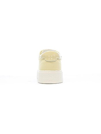 Tommy hilfiger foxing flatform gele dames sneakers