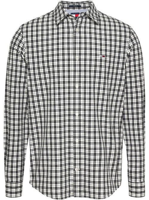Tommy Hilfiger Geruit Overhemd Zwart/Wit voor Heren - Kiabi Tommy Hilfiger Geruit Overhemd Zwart/Wit voor Heren - Kiabi