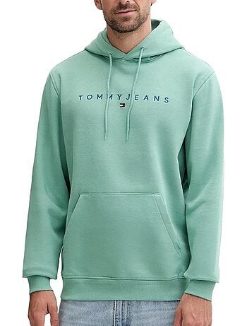 Tommy hilfiger groene heren sweatshirt linear