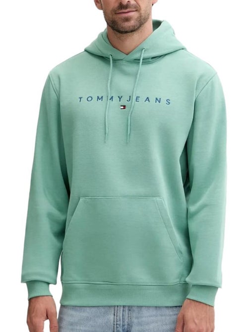 Tommy Hilfiger Groene Heren Sweatshirt Linear - Kiabi Tommy Hilfiger Groene Heren Sweatshirt Linear - Kiabi
