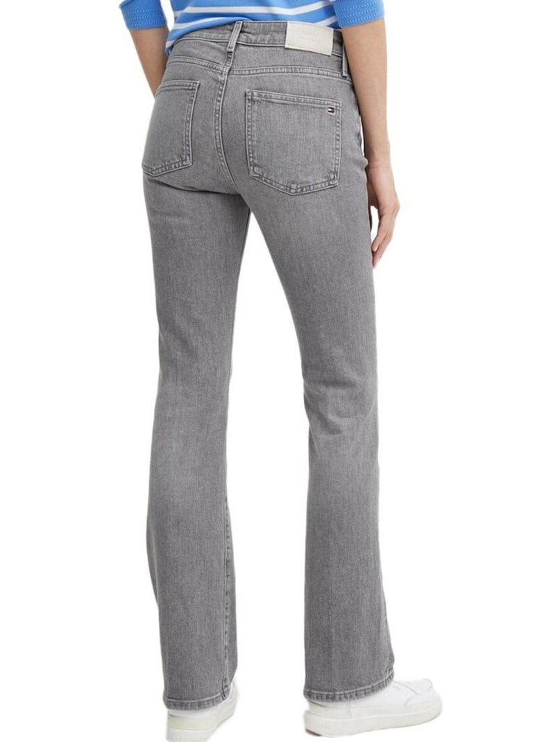 Tommy Hilfiger Gya Bootcut Jeans voor Dames - Grijs Zilvergrijs - Kiabi