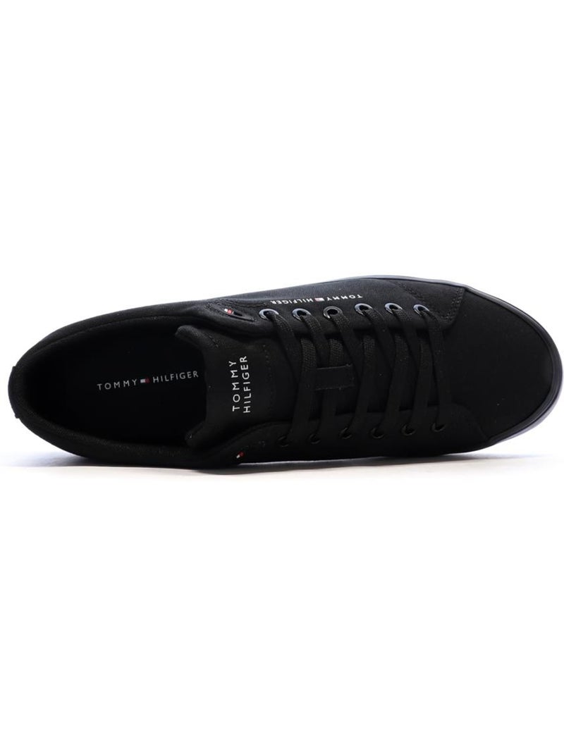 Tommy hilfiger harlem zwarte heren sneakers Zwart - Kiabi