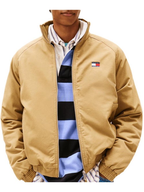 Tommy Hilfiger Heren Blouson Bruin Gewatteerd - Kiabi Tommy Hilfiger Heren Blouson Bruin Gewatteerd - Kiabi
