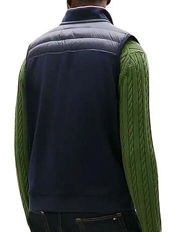 Tommy hilfiger heren bodywarmer donkerblauw mix media