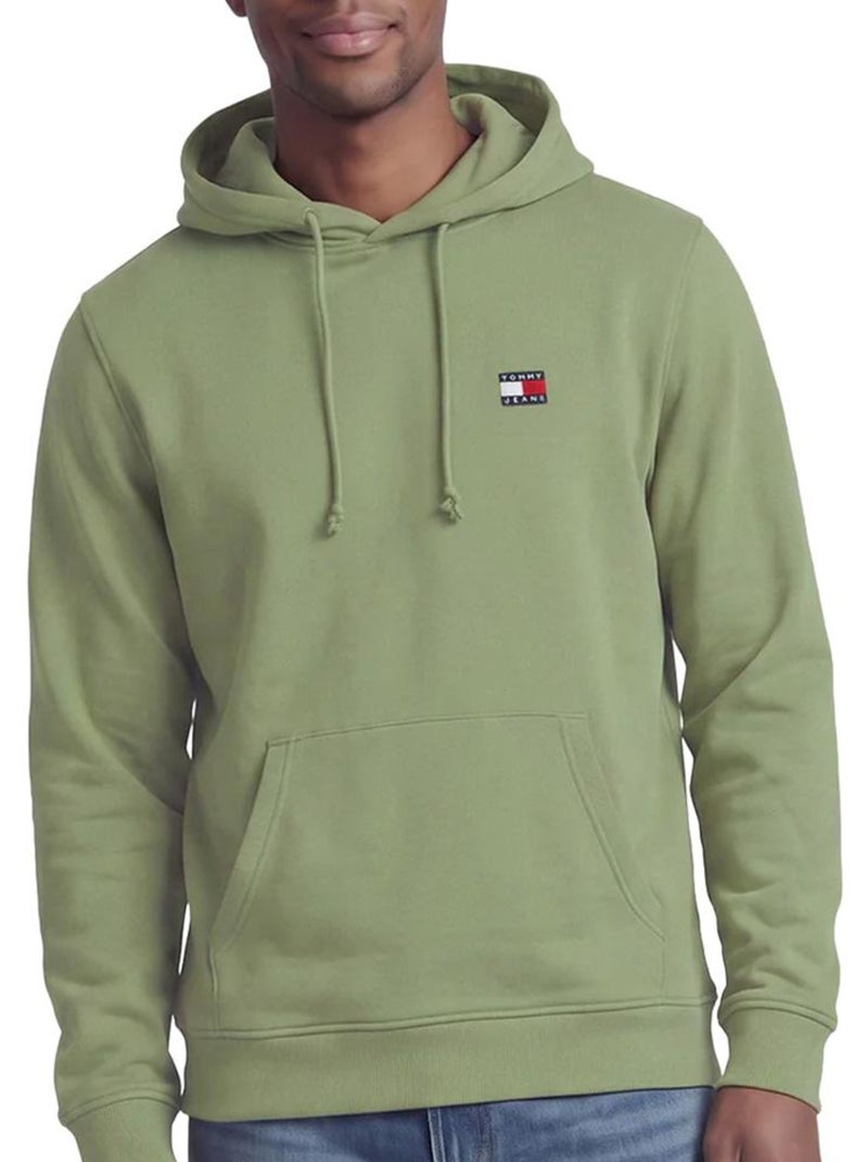 Tommy Hilfiger Heren Groene Sweatshirt met Badge Groen - Kiabi
