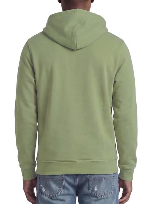 Tommy Hilfiger Heren Groene Sweatshirt met Badge - Kiabi Tommy Hilfiger Heren Groene Sweatshirt met Badge - Kiabi