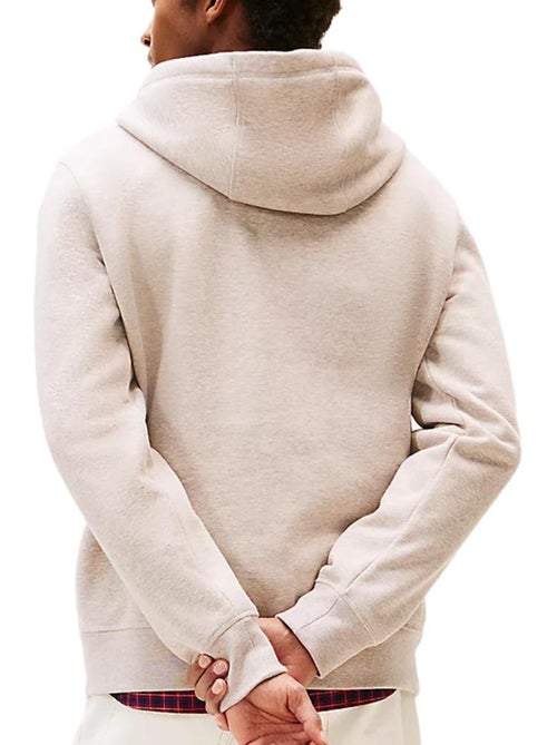Tommy Hilfiger Heren Hoodie Beige met Logo - Kiabi Tommy Hilfiger Heren Hoodie Beige met Logo - Kiabi