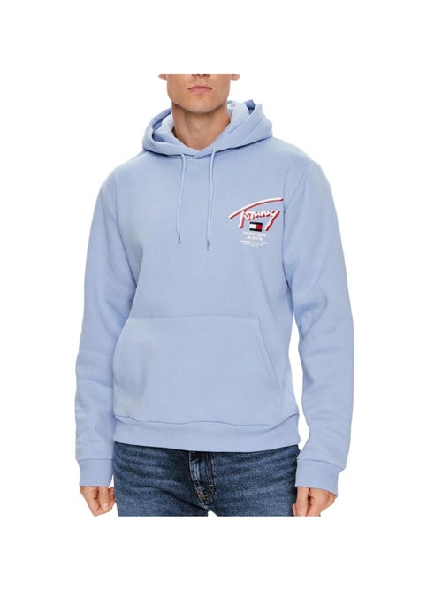 Tommy Hilfiger Heren Hoodie Blauw Reg Street - Kiabi Tommy Hilfiger Heren Hoodie Blauw Reg Street - Kiabi