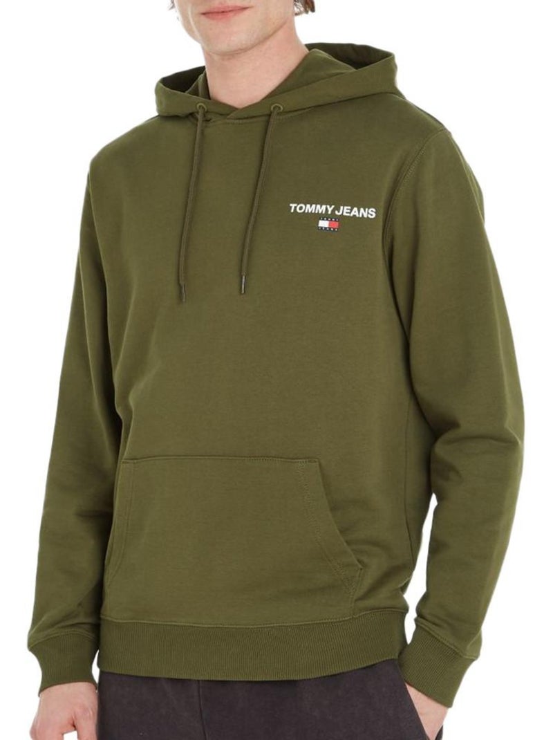 Tommy Hilfiger Heren Hoodie Kaki Entry Grap Licht kakigroen - Kiabi