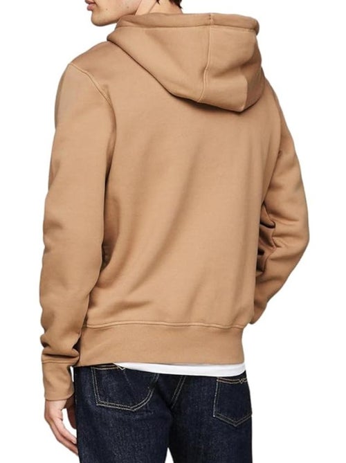 Tommy Hilfiger Heren Hoodie met Logo - Beige - Kiabi Tommy Hilfiger Heren Hoodie met Logo - Beige - Kiabi