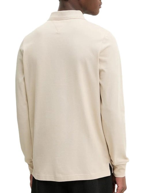 Tommy Hilfiger Heren Polo Beige DM0DM20232 - Kiabi Tommy Hilfiger Heren Polo Beige DM0DM20232 - Kiabi