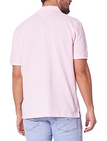 Tommy hilfiger heren polo roze getipt