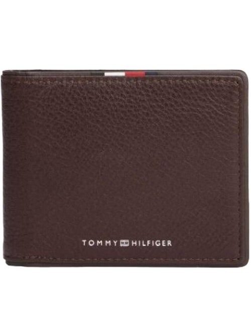 Tommy Hilfiger Heren Portemonnee Bruin Leer AM0AM13739 - Kiabi Tommy Hilfiger Heren Portemonnee Bruin Leer AM0AM13739 - Kiabi