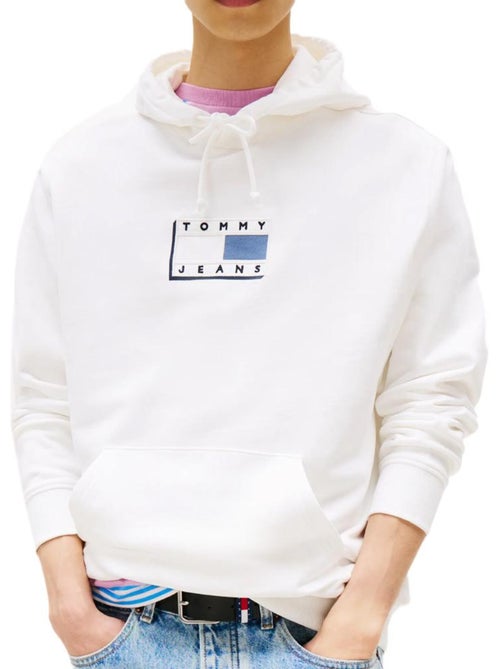 Tommy Hilfiger Heren Regular Fit Sweatshirt Wit - Kiabi Tommy Hilfiger Heren Regular Fit Sweatshirt Wit - Kiabi