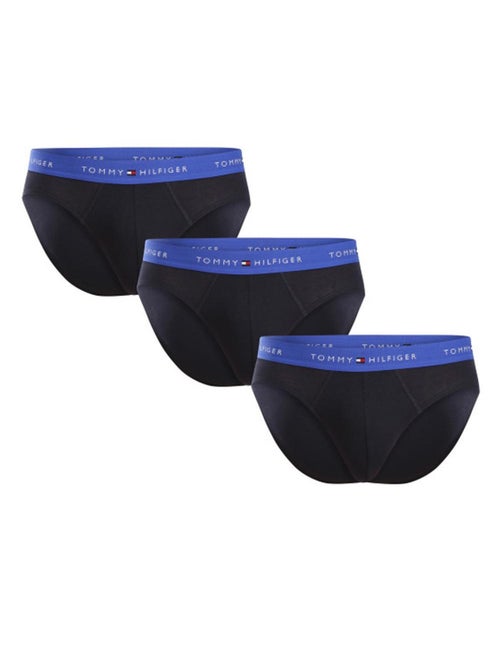 Tommy Hilfiger Heren Slips Zwart/Blauw - 3-Pack Bright Blue - Kiabi