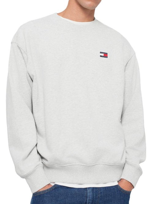 Tommy hilfiger heren sweatshirt grijs met badges - Kiabi Tommy hilfiger heren sweatshirt grijs met badges - Kiabi