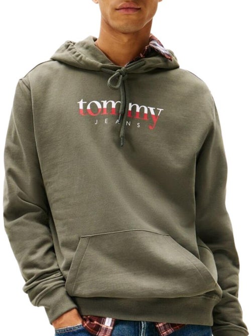 Tommy Hilfiger Heren Sweatshirt Kaki DM0DM22113 - Kiabi Tommy Hilfiger Heren Sweatshirt Kaki DM0DM22113 - Kiabi