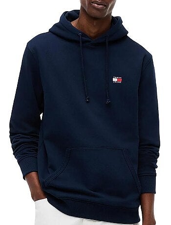 Tommy hilfiger heren groene sweatshirt met badge