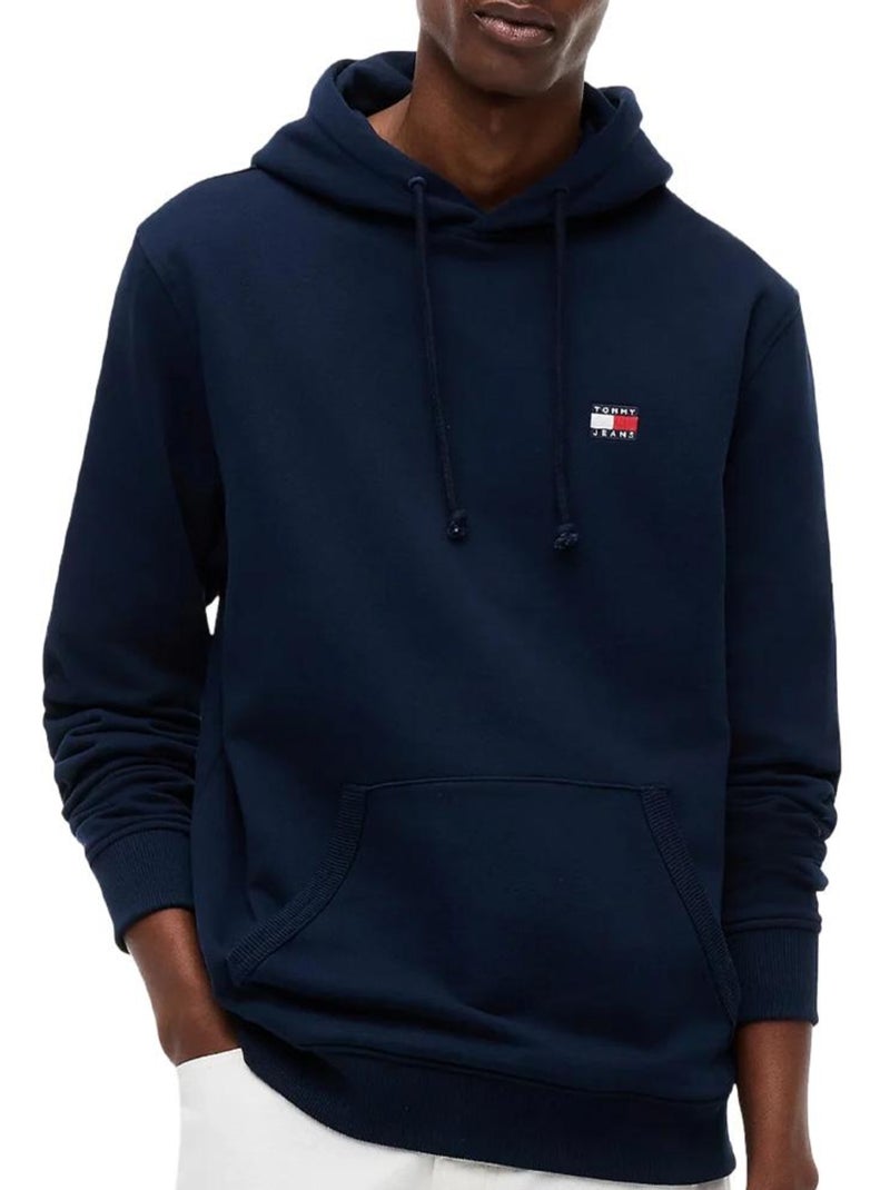 Tommy Hilfiger Heren Sweatshirt Marineblauw met Badge Marineblauw - Kiabi