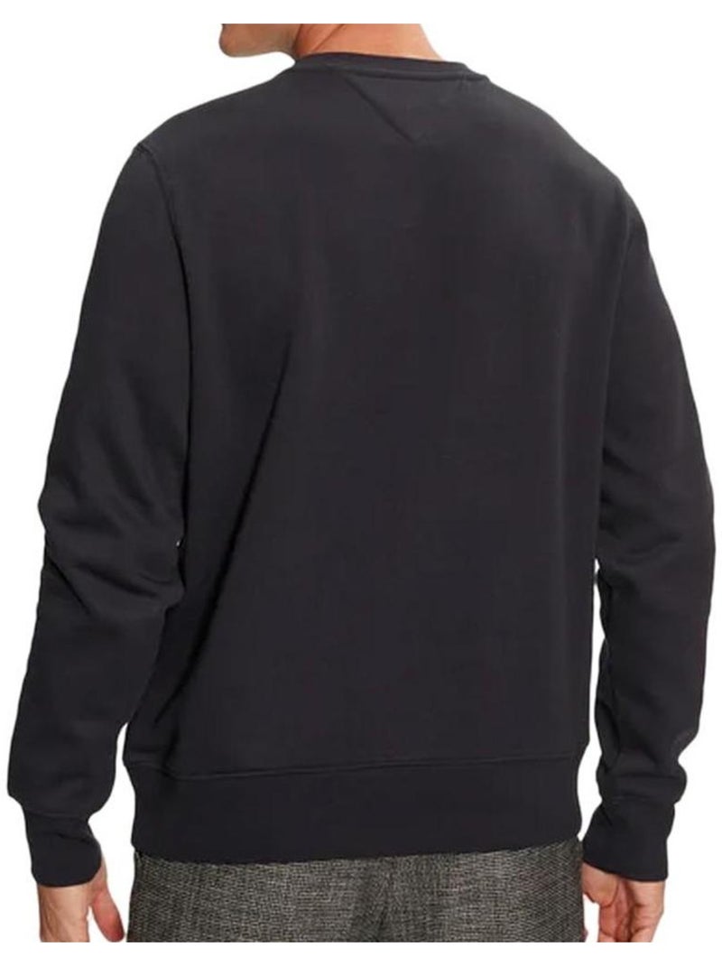 Tommy Hilfiger Heren Sweatshirt Marineblauw met Vlaglogo Marineblauw - Kiabi