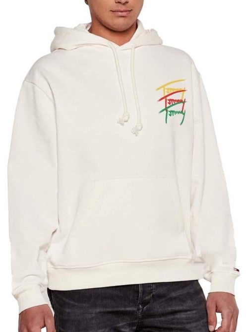 Tommy Hilfiger Heren Sweatshirt Wit DM0DM21372 - Kiabi Tommy Hilfiger Heren Sweatshirt Wit DM0DM21372 - Kiabi