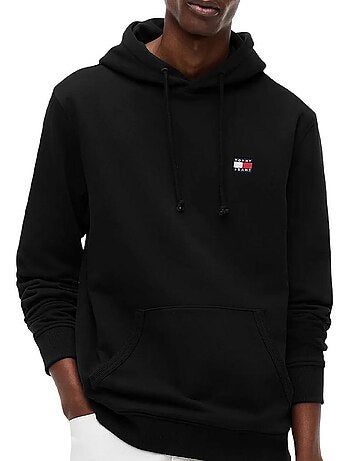 Tommy hilfiger heren groene sweatshirt met badge
