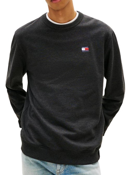 Tommy hilfiger heren sweatshirt zwart met badges - Kiabi Tommy hilfiger heren sweatshirt zwart met badges - Kiabi