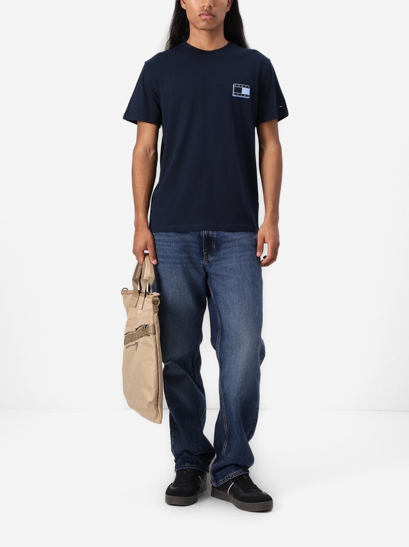 Tommy Hilfiger Heren T-Shirt Marineblauw Blauw - Kiabi