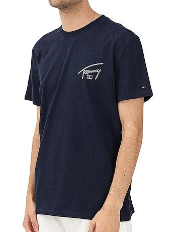 Tommy hilfiger t-shirt voor heren - wit met rugprint