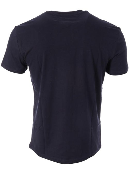Tommy Hilfiger Heren T-Shirt Marineblauw Regular Fit met Lineair Logo - Kiabi Tommy Hilfiger Heren T-Shirt Marineblauw Regular Fit met Lineair Logo - Kiabi