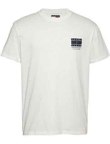Tommy hilfiger heren t-shirt wit met graphic print