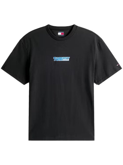 Tommy hilfiger heren t-shirt zwart dm0dm22051 - Kiabi Tommy hilfiger heren t-shirt zwart dm0dm22051 - Kiabi
