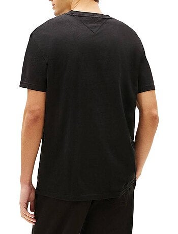 Tommy hilfiger heren t-shirt groen reg linearss