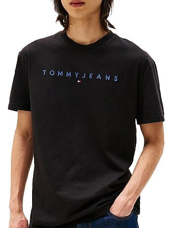 Tommy hilfiger heren t-shirt wit reg linear