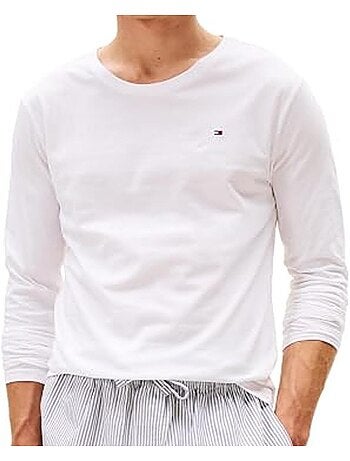 Tommy hilfiger heren t-shirts met lange mouwen - 3-pack zwart/wit/grijs um0um03022