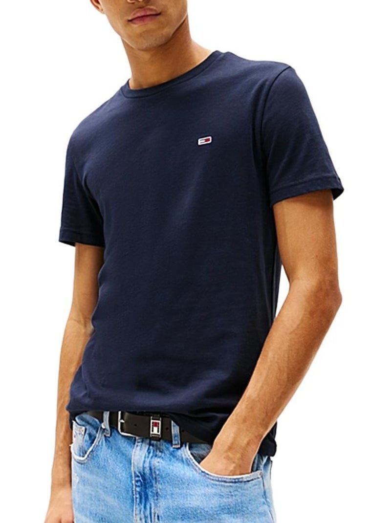 Tommy Hilfiger Heren T-shirts Zwart/Marine - Set van 2 Zwart - Kiabi