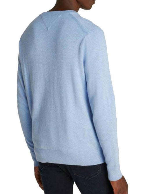 Tommy Hilfiger Heren Trui Blauw Pima MW0MW28047 - Kiabi Tommy Hilfiger Heren Trui Blauw Pima MW0MW28047 - Kiabi