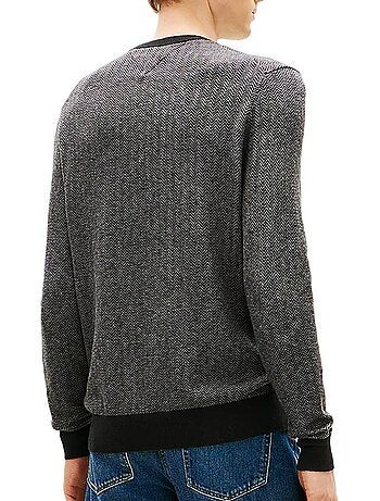 Tommy hilfiger heren trui grijs pima katoen