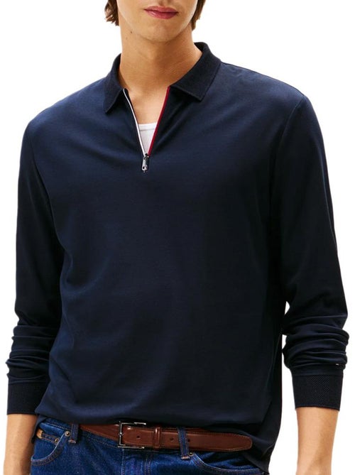 Tommy Hilfiger Heren Trui Marineblauw MW0MW40302 - Kiabi Tommy Hilfiger Heren Trui Marineblauw MW0MW40302 - Kiabi