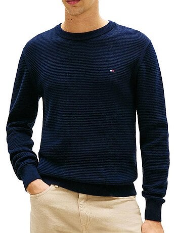 Tommy hilfiger heren trui marineblauw seizoensgebonden