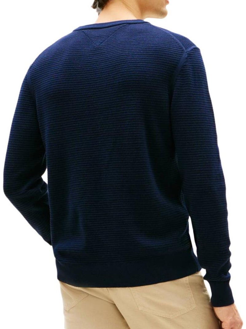 Tommy hilfiger heren trui marineblauw seizoensgebonden Blauw - Kiabi