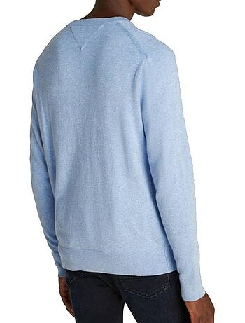 Tommy hilfiger heren trui bordeauxrood pima katoen mw0mw28047